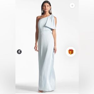 Sachin + Babi. Chelsea Gown - Ice Blue. Blue One Shoulder Gown. Size 10.